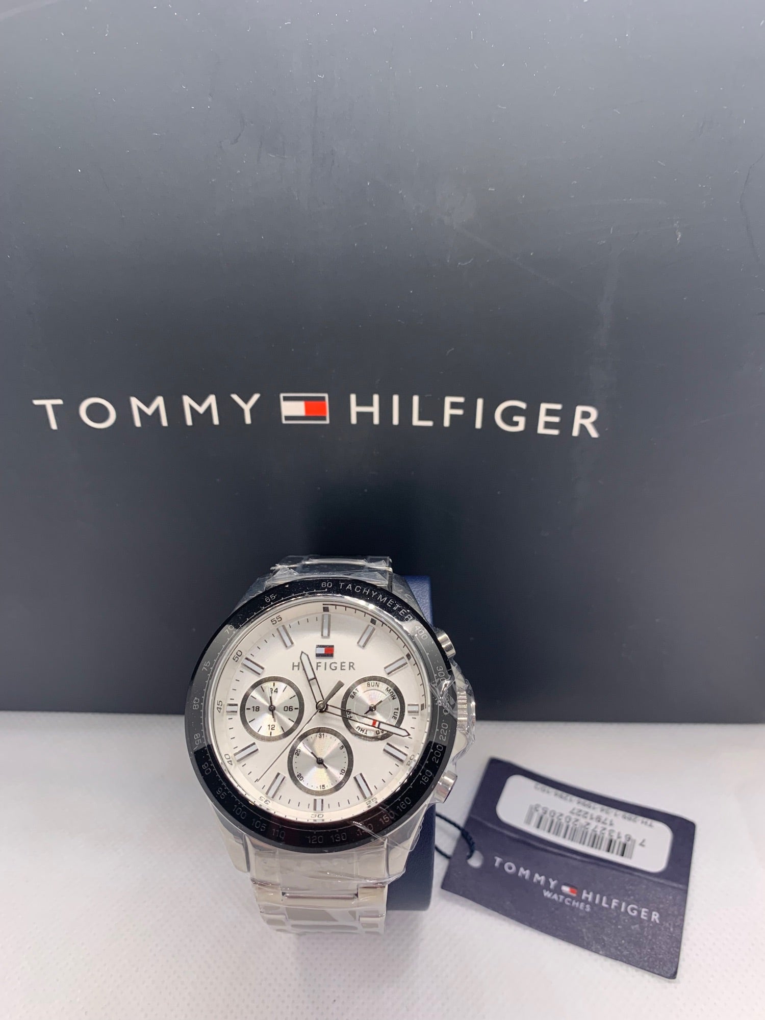 Buy Tommy Hilfiger Mens Quartz Stainless Steel White Dial 44mm Watch - 1791227 in Pakistan