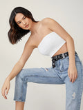 Buy SHEIN BASICS 2 Pack Crop Tube Top in Pakistan