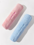 Buy SHEIN 1pc Random Color Flannel Face Towel in Pakistan