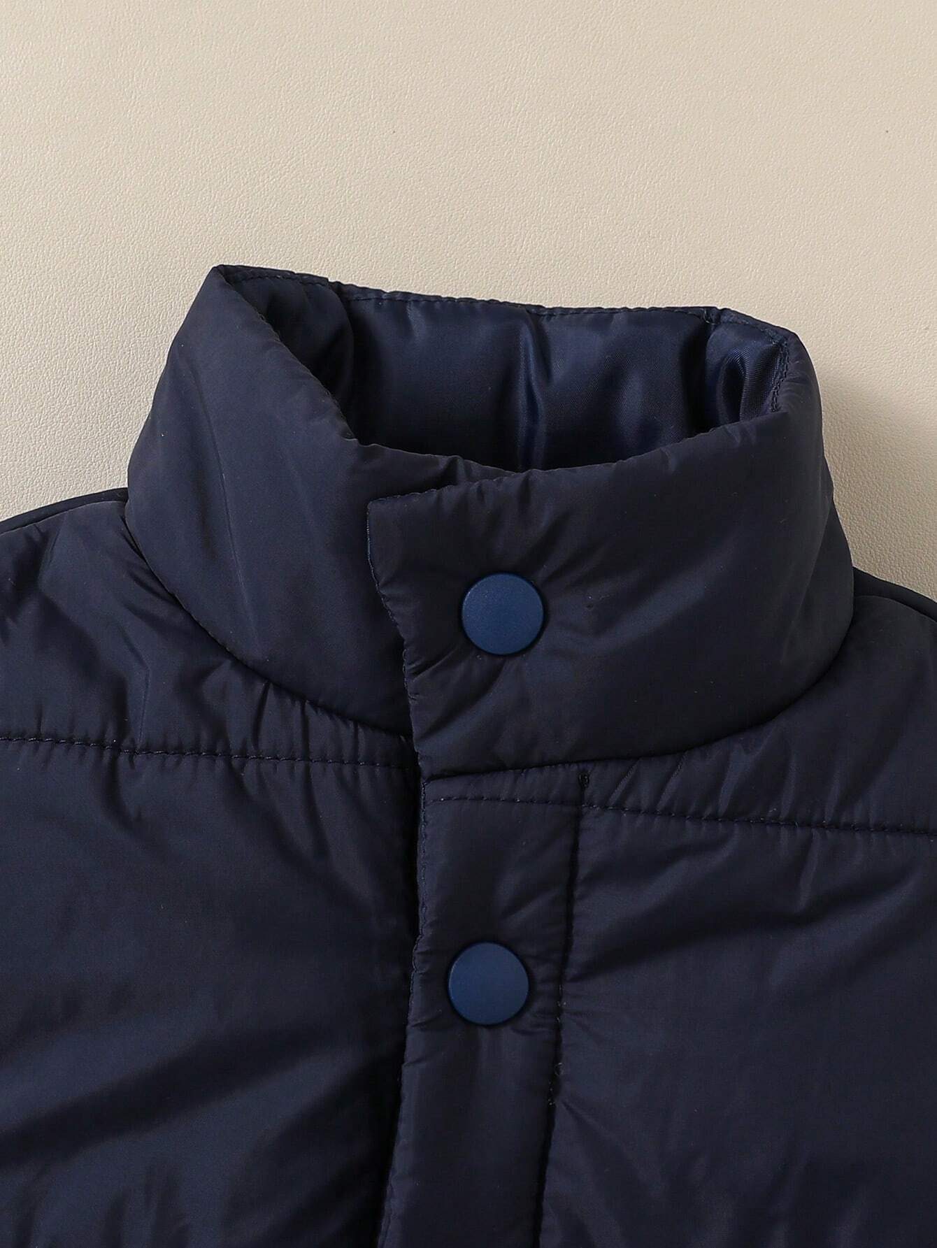 Buy SHEIN 3pcs/Set Baby Boy Casual Cute Knit Long Sleeve Hoodie Sweatshirt, Elastic Waist Jog Pants & Fleece Vest Outfit in Pakistan