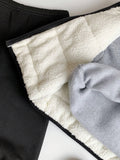Buy SHEIN 3pcs/Set Baby Boys Casual Winter Thickened Velvet Lined Black Vest With Hood in Pakistan