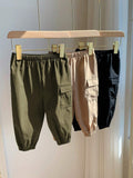 Buy SHEIN 3pcs Baby Boy Casual School Style Comfortable Simple Versatile Soft Pants Set in Pakistan