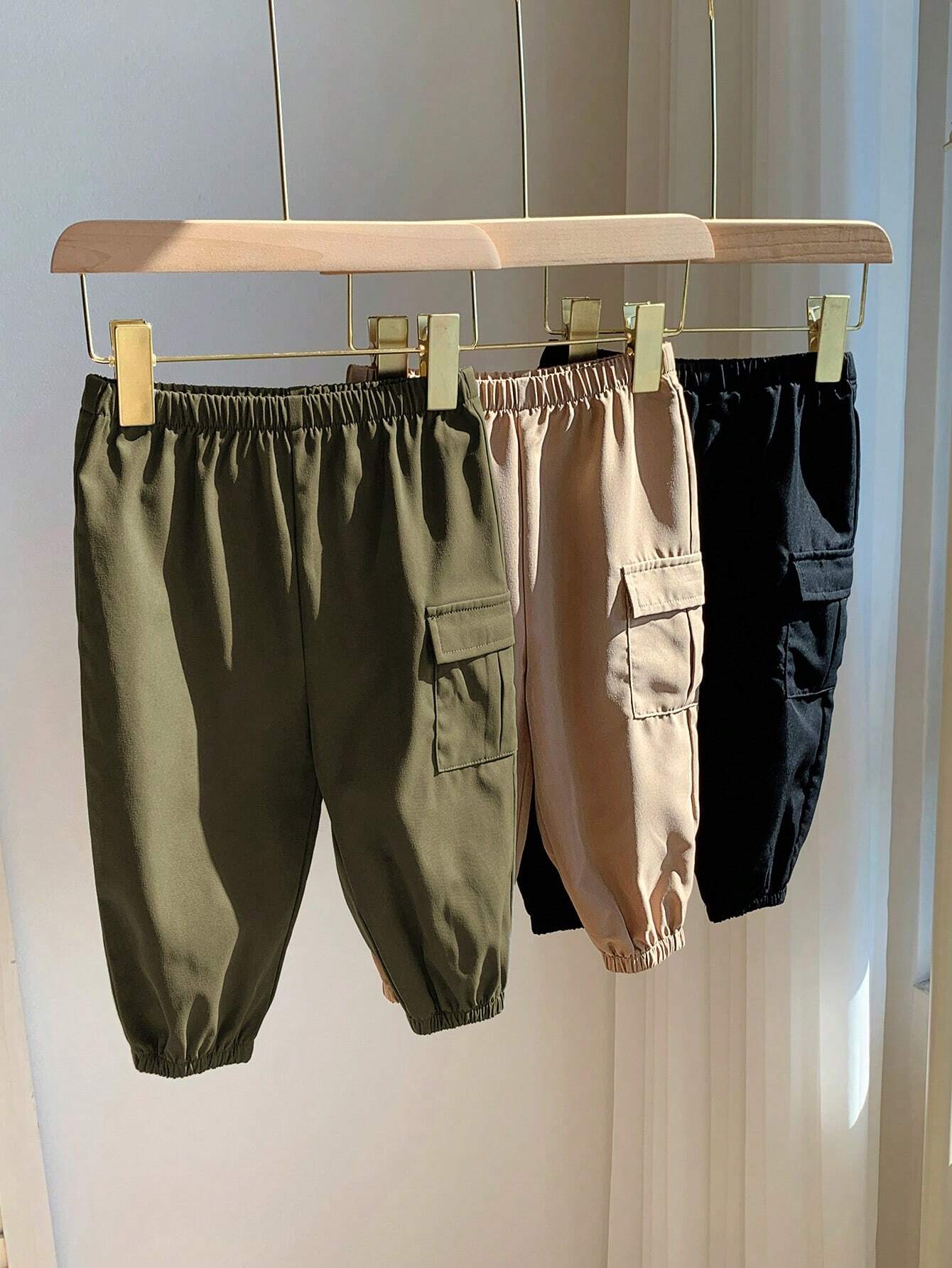 Buy SHEIN 3pcs Baby Boy Casual School Style Comfortable Simple Versatile Soft Pants Set in Pakistan