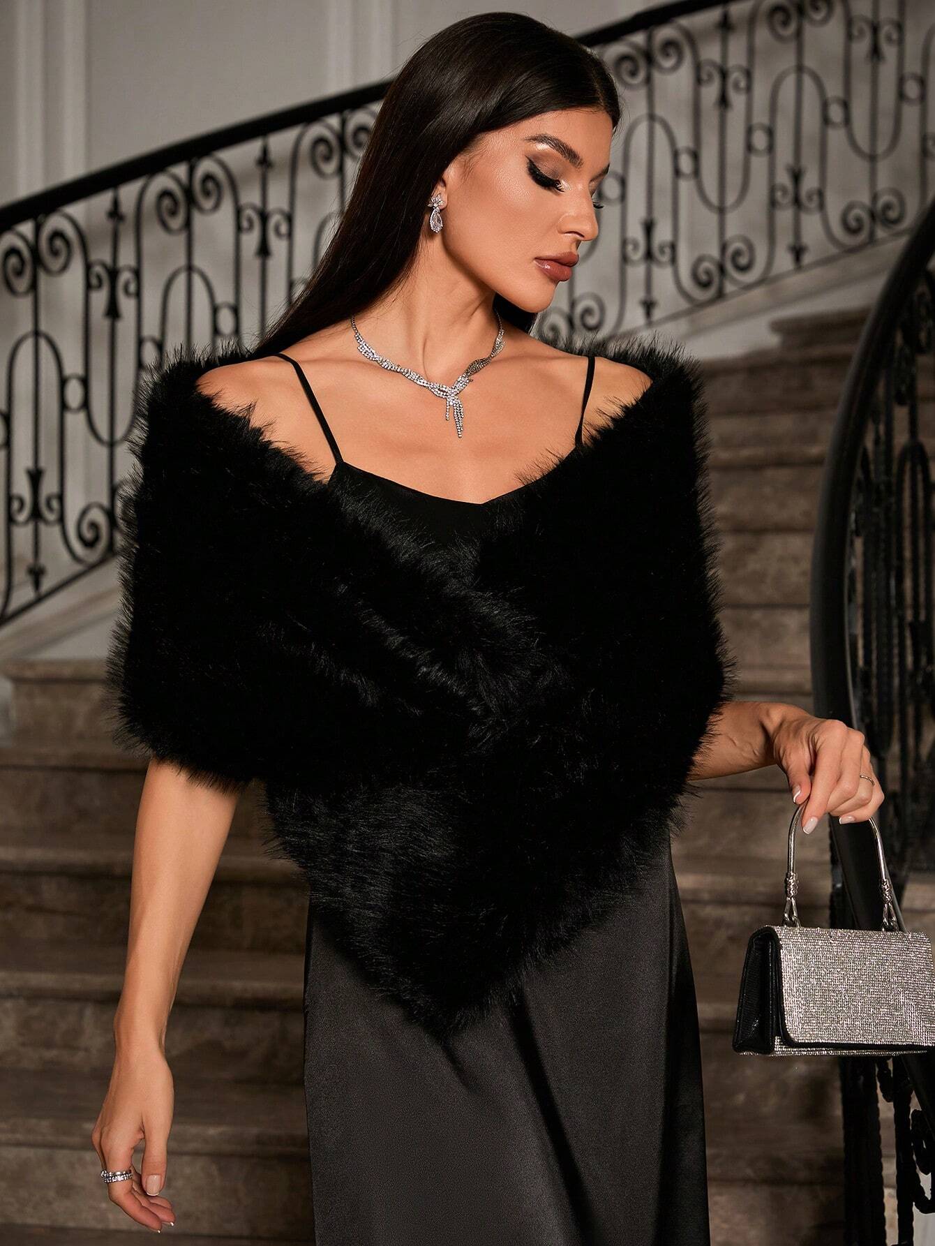 Buy SHEIN Allurite Women Cape Coat in Pakistan