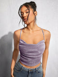 Buy SHEIN BAE Women's Draped Collar Backless Cami Tank Top in Pakistan