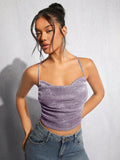 Buy SHEIN BAE Women's Draped Collar Backless Cami Tank Top in Pakistan