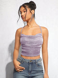 Buy SHEIN BAE Women's Draped Collar Backless Cami Tank Top in Pakistan