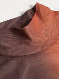 Buy SHEIN BIZwear Mock Neck Sheer Mesh Top Without Bra in Pakistan