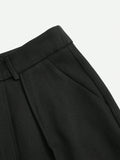 Buy SHEIN BIZwear Solid Tailored Pants Workwear in Pakistan