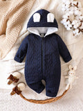 Buy SHEIN Vintaside Kids Baby Boys' 3d Ear Detail Jumpsuit in Pakistan