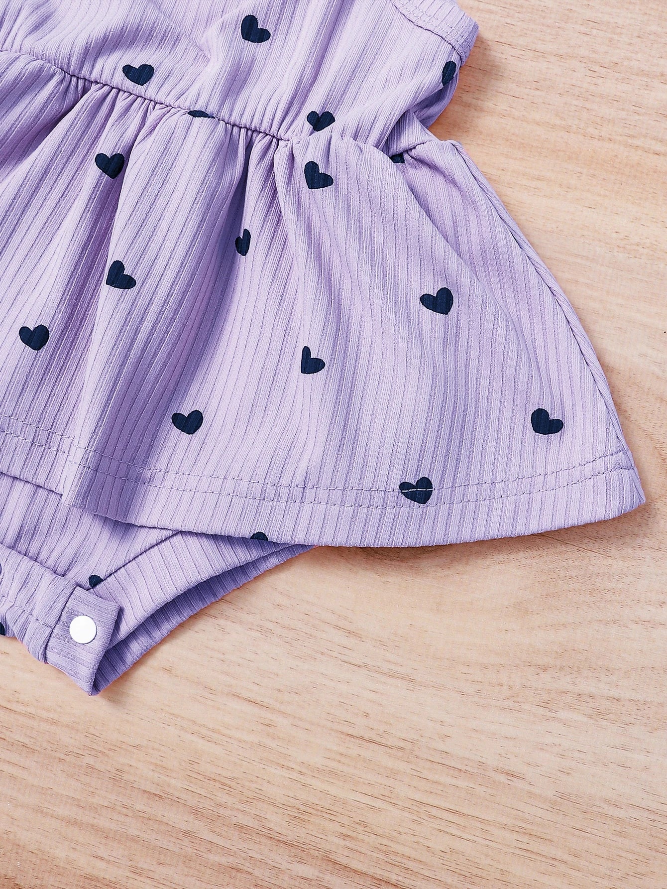 Buy SHEIN Baby Girl Heart Print Cami Combo Bodysuit Dress & Headband in Pakistan