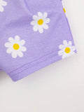 Buy SHEIN Baby Girl Newborn Floral Pattern Overall Shorts in Pakistan