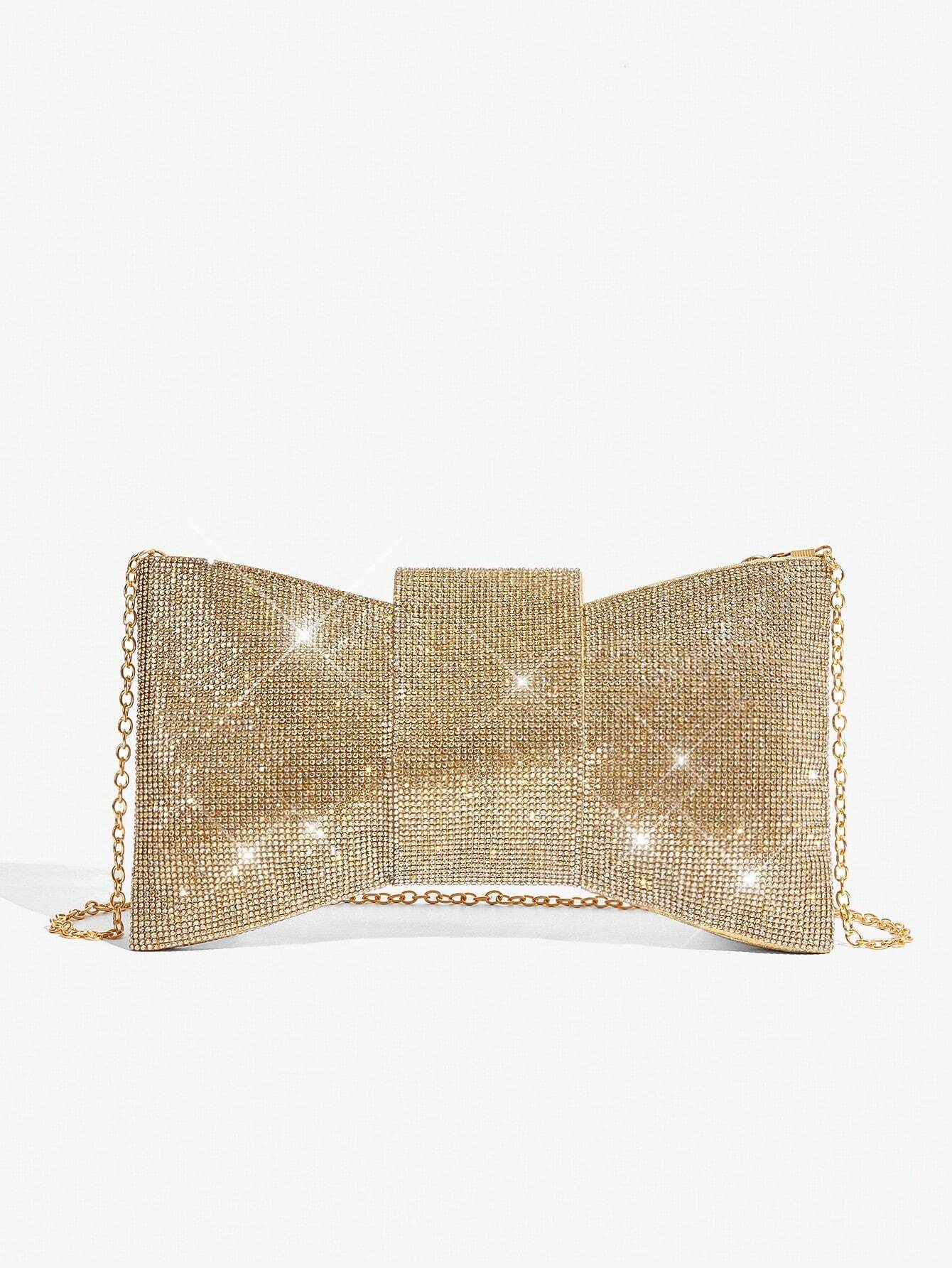 Buy SHEIN Belle Elegant Women Gold Clutch Bag in Pakistan
