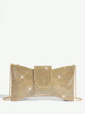 Buy SHEIN Belle Elegant Women Gold Clutch Bag in Pakistan