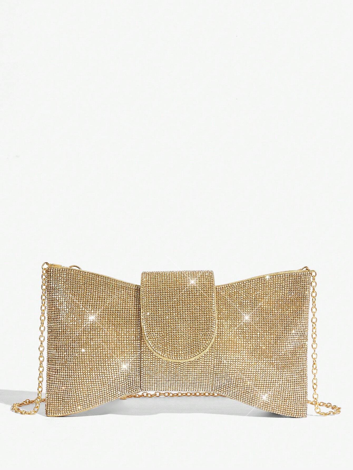 Buy SHEIN Belle Elegant Women Gold Clutch Bag in Pakistan