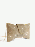 Buy SHEIN Belle Elegant Women Gold Clutch Bag in Pakistan