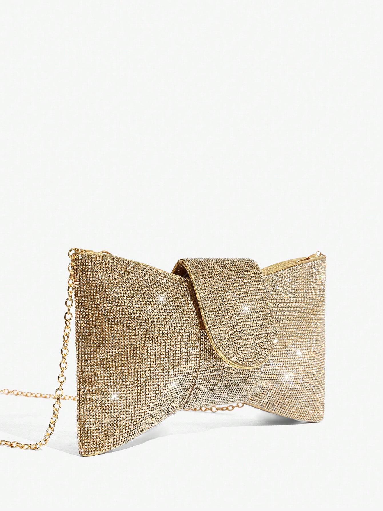 Buy SHEIN Belle Elegant Women Gold Clutch Bag in Pakistan