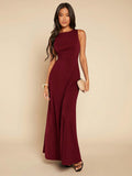 Buy SHEIN Belle Solid Maxi Bridesmaid Dress in Pakistan