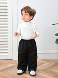 Buy SHEIN Casual Korean Style Patch Pocket Loose Straight Knit Sweatpants in Pakistan