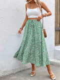 Buy SHEIN Clasi Allover Floral Print Knot Waist Skirt in Pakistan