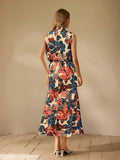 Buy SHEIN Clasi Women's Elegant Floral Midi Dress in Pakistan