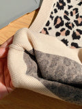 Buy SHEIN Comfortcana Casual Leopard Jacquard Women's Knitwear Top in Pakistan