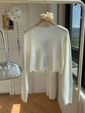 Buy SHEIN Comfortcana Women's Autumn Winter Bowknot Tie Short Cardigan Sweater in Pakistan
