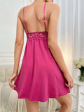 Buy SHEIN Contrast Lace Cami Nightdress in Pakistan