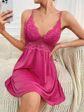 Buy SHEIN Contrast Lace Cami Nightdress in Pakistan