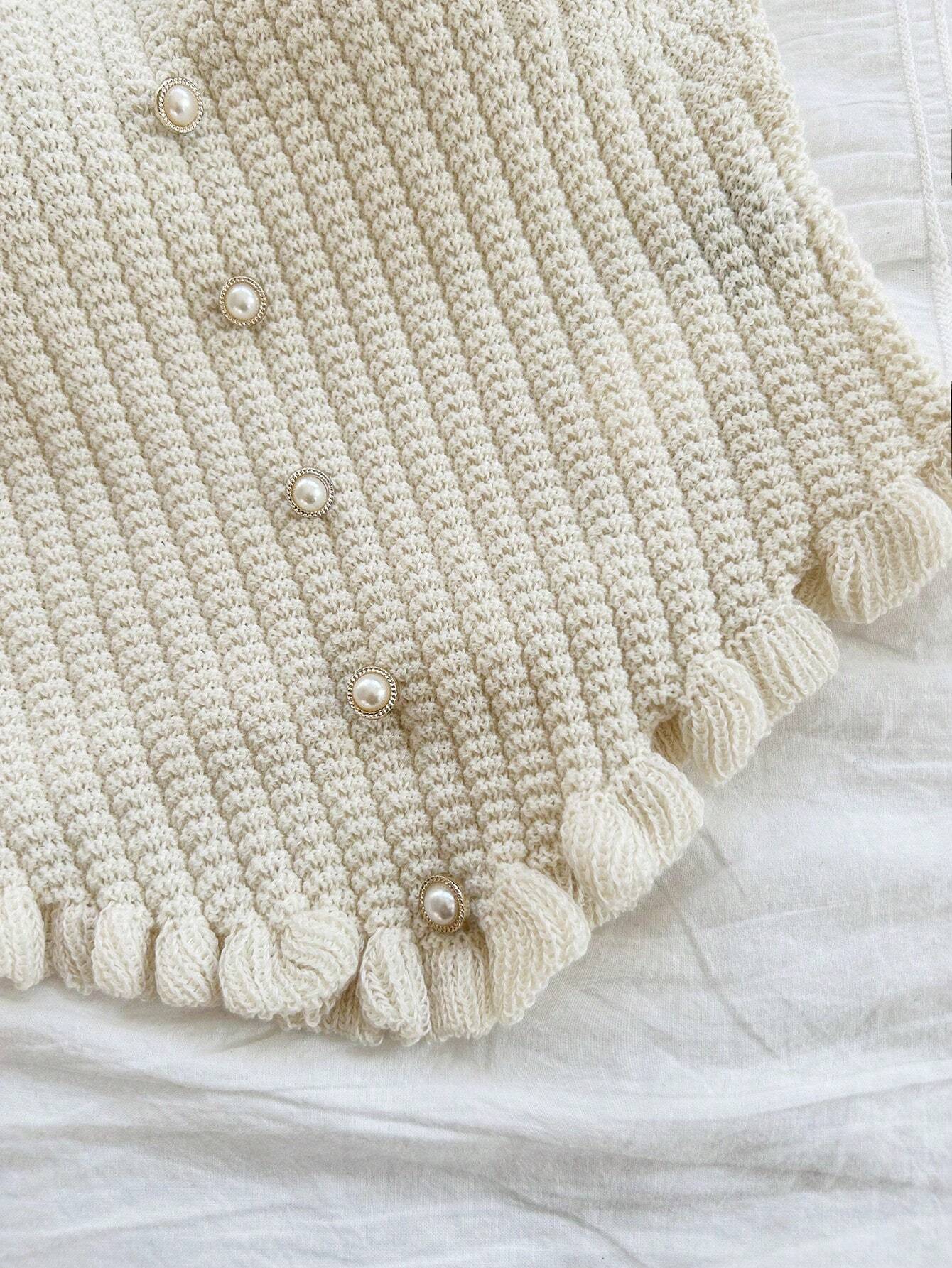 Buy SHEIN Dreamara Casual Tube Ruffle Knitted Top in Pakistan