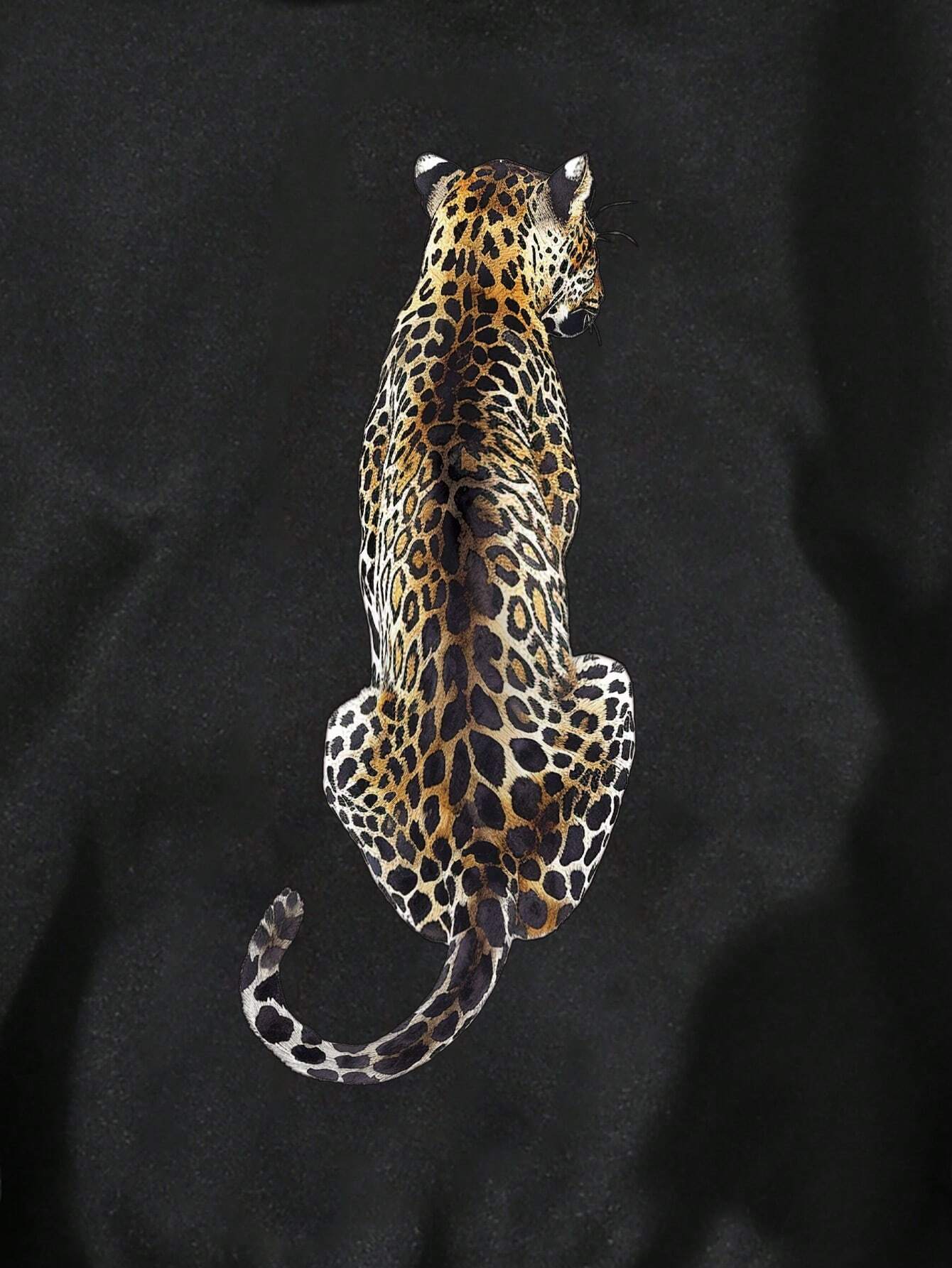 Buy SHEIN EZwear 1pc Women Animal Print Casual Hoodies Sweatshirt in Pakistan