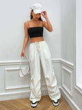 Buy SHEIN EZwear Solid Crop Cami Top in Pakistan