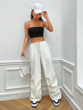 Buy SHEIN EZwear Solid Crop Cami Top in Pakistan