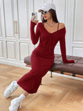 Buy SHEIN EZwear Women's Solid Color Ribbed Cami & Front Tie Jacket Set in Pakistan