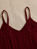 Buy SHEIN Essnce Cable Knit Cami Top in Pakistan