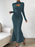 Buy SHEIN Essnce Hollow Out Front Halter Neck Bodycon Dress in Pakistan