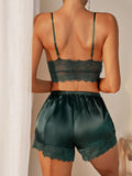 Buy SHEIN Floral Lace Harness Lingerie Set in Pakistan