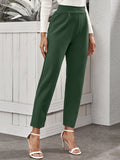 Buy SHEIN Frenchy High-Rise Slant Pocket Tapered Pants in Pakistan