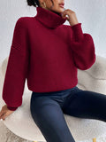 Buy SHEIN Frenchy Turtleneck Drop Shoulder Sweater in Pakistan
