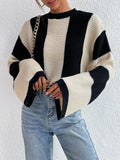 Buy SHEIN Frenchy Two Tone Drop Shoulder Sweater in Pakistan