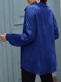 Buy SHEIN LUNE Solid Button Front Pocket Patched Shirt in Pakistan