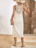 Buy SHEIN LUNE Spring/Summer Holiday Apricot Lace Women's Long Dress in Pakistan