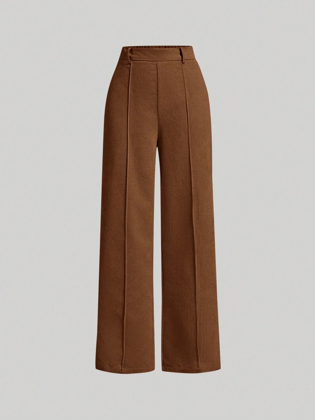 Buy SHEIN MOD Camel-Color Front Button Vest And Trousers in Pakistan