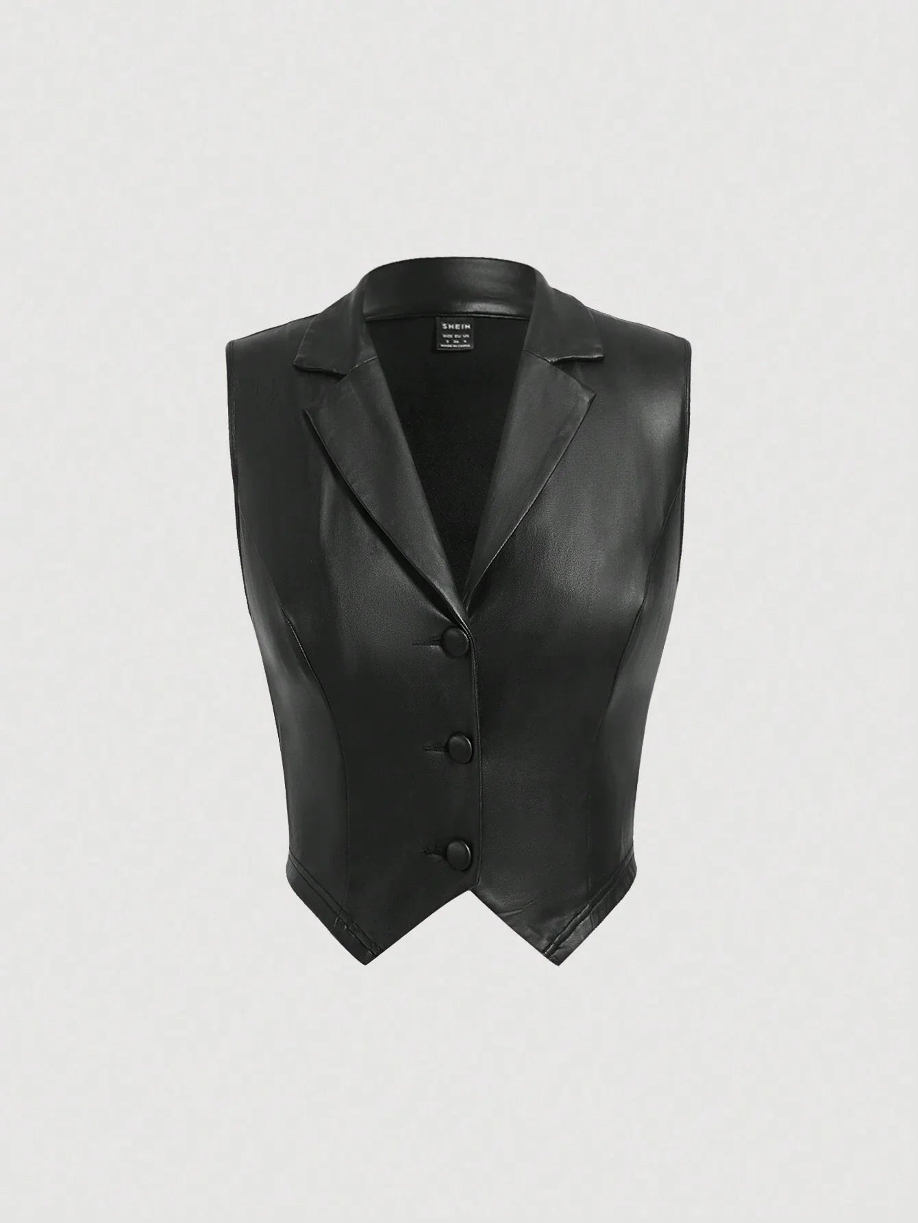 Buy SHEIN MOD Solid Button Front Vest Jacket Without Shirt in Pakistan