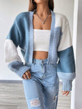 Buy SHEIN MOOSTA Colorblock Drop Shoulder Duster Cardigan in Pakistan