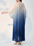 Buy SHEIN Modely Ombre One Shoulder Dress With Coat in Pakistan