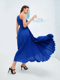 Buy SHEIN Modely Ruched Pleated One Shoulder Dress in Pakistan