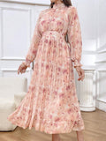Buy SHEIN Modely Women Fashionable Floral Print Elegant Versatile Dress in Pakistan