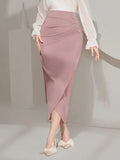 Buy SHEIN Modely Women's Elegant Wrap Design Skirt in Pakistan