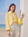 Buy SHEIN Mulvari Solid Drop Shoulder Shirt in Pakistan